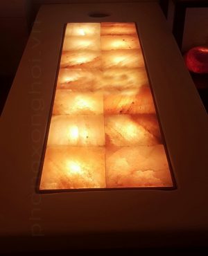 Giường Massage chân gỗ đá muối - Ảnh 4